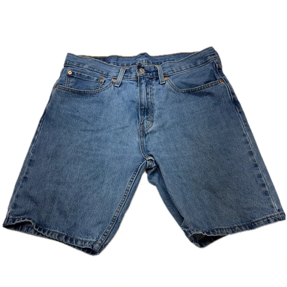 Levis Shorts Mens 34 Blue Strauss 405 Denim Streetwear Skater Gorpcore